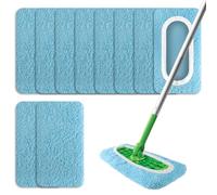 10pcs Paños de Suelo Reutilizables, Lavables en Húmedo y Seco | Adecuados para Mopas Swiffer, Paños de Repuesto para la Limpieza Diaria de Suelos Duros