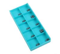 10pcs SPMG060204-TG LF6018 Insertos de carburo para taladro U, acabado y acabado cuchillas indexables para herramientas de 16-20 mm