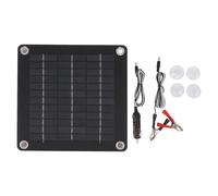 10W 12V Solar Panel Charger - Solar Panel for Car Battery | Waterproof Safe Charging Battery Maintainer, High Efficiency for Boat RV, Motorcycle, Car Truck
