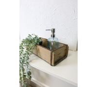 10x Caja de Madera Ziegelform Viejo Roble Haya Organizador Almacenaje Vintage