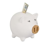 10x Hucha Ahorro Hucha Blanca Juego