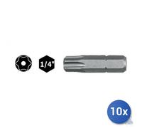 10X Inserto Maurer Plus Torx Con Agujero Conf Pz 2 Mm 25 1.4 T25