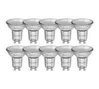 10x Ledvance LED PAR16 Reflector de Vidrio GU10 4,3W 32W 4000K 120°