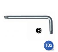 10x Llave Maurer Plus Macho Resistente Al Manipulación Torx Acero S2 T 15