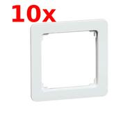 10x Peha D 80.670 Zv W Cubierta Crema-Blanco 219411 para Hager Tehalit Canal