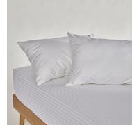 10XDIEZ Almohada de Lana Virgen 100% natutal - Pack 2 Unidades (Blanco - 70x45cm)