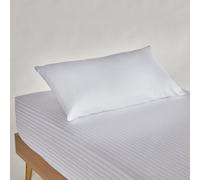10XDIEZ Almohada doble funda microfibra - Ergonómicas para mejor descanso White 150x40cm