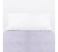 10XDIEZ Funda Almohada algodón percal 200 Hilos Blanco (Blanco - 100x45cm (para Almohada de 80cm))