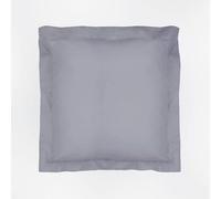 10XDIEZ Funda de cojín algodón percal 200 Hilos Gris (Gris - 60x60cm)
