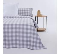 10XDIEZ Funda nórdica franela damas - Cómodo acabado que aporta calidez y frescura para un descanso reparador Gray 135cm bed
