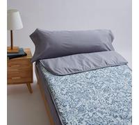 10XDIEZ Funda Saco Ajustable algodón Minerva (Gris - Cama de 105cm)