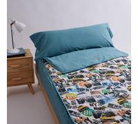 10XDIEZ Funda saco ajustable nórdico chelsea - Funda ajustable para saco nórdico suave y duradera Jade 80cm bed