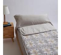 10XDIEZ Funda Saco Ajustable nórdico Griselda (Beige - Cama de 80cm)