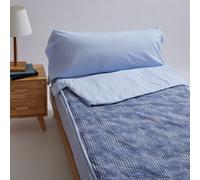 10XDIEZ Funda saco ajustable nórdico morgan - Funda ajustable para saco nórdico suave y duradera Indigo 80cm bed
