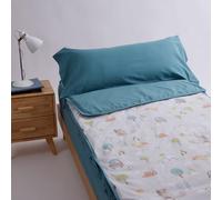 10XDIEZ Funda Saco Ajustable nórdico tucán (Jade - Cama de 80cm)