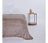 10XDIEZ Manta Sherpa Animal Print Beige (Beige - 225x240cm)