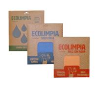 10XDIEZ Pack 3 bayetas ecolimpia 3 Colores (Multicolor - 40x50cm)