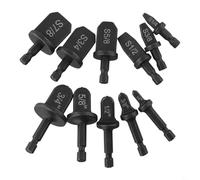 11 expansor de tubo de cobre para aire acondicionado y kit de herramientas de estampado con herramienta de ensanchamiento compatible con taladro eléctrico manual para conexión de tubería HVAC
