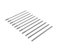 11 piezas para puntas de destornillador Torx con agujero de 200 mm de longitud fuerte magnético de aleación de acero hexagonal conjunto para taladro eléctrico para tamaños T6 a T40 incluidos
