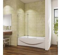 110x140cm Mamparas/pantalla para bañera biombo baño plegable de Aica
