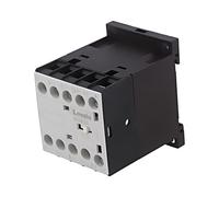 Minicontactor tripolar 4kW 400V 9A AC3 1 NA bobina 24V DC bajo consumo, 4,5 x 6 x 6 centímetros, color gris (Referencia: BG0910L024)