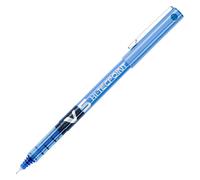 12 BOLIGRAFOS ROLLER PILOT V5 FINO 0,5 MM. BX-V5-B TINTA LIQUIDA ORIGINAL PUNTA AGUJA AZUL, ROJO, NEGRO Blue