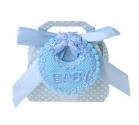 12 cajas de dulces con cinta para baby shower, bautizo, fiesta, regalo, bricolaje