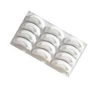 12-Cavity Banana Silicone Mold - Non-Stick Fruit Pastry & Soap Mould