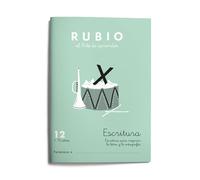 12 Escritura RUBIO | Cuaderno para mejorar la letra y la ortografía | +10 años