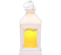 12 faroles decorativos para velas, velas eléctricas LED sin llama, portalámparas de plástico LED con vidrio, faroles colgantes para interiores, ideales para decorar porches, mesas de bodas, fiestas, a