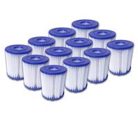 12 filtros para piscina Bestway, tamaño 1
