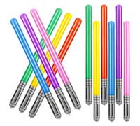 12 globos inflables Star War Light Saber Sword Stick Balloons, globo espada hinchable juguete para los suministros del partido Bomboniere para fiestas 6 colores