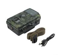 12 MP para cámara de rastro con video de 1080p, velocidad de disparo de 0.8 s y 940 nm sin brillo, cámara de juego impermeable IP66 para monitoreo de caza de vida silvestre, verde