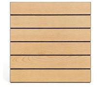 12 paneles de pared 3D de 30 x 30 cm, autoadhesivos, revestimiento de pared de PVC en aspecto de madera, impermeables y aislantes del sonido, paneles autoadhesivos para salón, dormitorio, pasillo