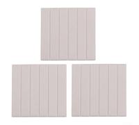 12 persianas de ranura de panel eléctrico para cubrir posiciones de módulo no utilizadas en cajas de fusibles y (gris)