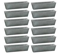 12 Piezas Macetero Europalette Macetero Maceta Cinc Gama Hochbeet