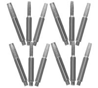 12 Piezas Piedra de Afilar 4,0mm y 4,8mm, Emery Plata | Afilado Preciso, Formato Compacto, para Cadenas y Mantenimiento DIY en Jardín