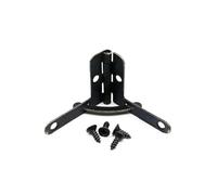 12 soporte for PC bisagra de resorte con tornillo en forma de L 90 grados for exhibición de joyería caja de madera caja de reloj(Black)