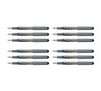 12 unidad Pilot SVP-4M Vpen Disposable Fountain Pen (Bulk Pack) - Black Ink