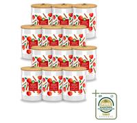 12 velas perfumadas Air Wick, aroma Canela y Jardín de Frutas, manzana, 185g - Paquete ahorro - 12 unidades