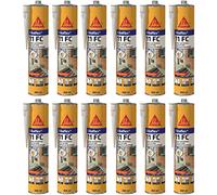 12 x Sikaflex 11FC Purform (sucesor de Sikaflex 11 FC+), adhesivo y sellador elástico universal, 300 ml, cartucho gris hormigón