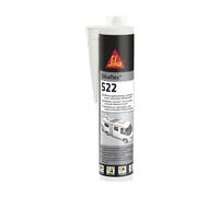 12 x Sikaflex 522 Adhesivo universal y sellador de baja emisión resistente a la intemperie (sustituye a Sikaflex 521 UV y Sikaflex 221i), cartucho de 300 ml (gris acero)