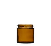120 ml tarro 'Brown Line', vidrio, marrón, boca: cierre de rosca