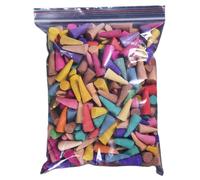 120pcs Conos de Incienso de reflujo, Conos de Incienso Natural Mezclado Rosa Lavanda Jazmín Sándalo Osmanthus para Desodorizar en Baño y Habitación