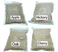 125 g/Bolsa. Virutas de Madera para Barbacoa, serrín para ahumar, Caja de fumigación, trozos de Madera para ahumar Tocino, Accesorios para Barbacoa(Madera de Manzano)