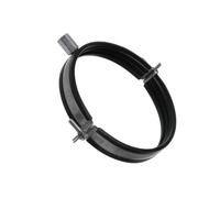Ø 125mm Abrazadera de Tubo con Junto de Goma - Soporte de Fijación para Tubos - Acero Galvanizado