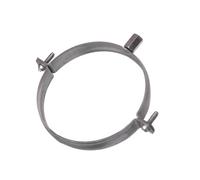 Ø 125mm Abrazadera de Tubo - Soporte de Fijación para Tubos - Acero Galvanizado