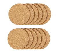 12Pcs Cork Coasters, Coaster for Drinks, Cork Coasters for Coffee Table with Round Edge,Warm Gift for Home Décor.
