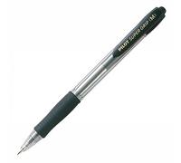 Pilot Pen Bolígrafos Super Grip 1.0 mm Negro – Caja 12 unidades (Niños)