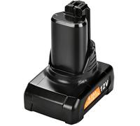 12V 6.0Ah Li-Ion Batteria per Bosch BAT420, Batteria di ricambio | per Bosch 2607336013, 2607336014, BAT411, BAT411A, BAT412A, GBA, GSR, GSA e GST 12V